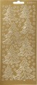 Stickers - Juletræ - 10X23 Cm - Guld - 1 Ark
