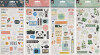 Stickers Karton - Med Foil 4 Assorterede
