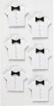 Klistermærker - Skjorter - Hvid - 6 Stk