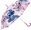 Stitch Lilla - Gennemsigtig Paraply - 46 Cm