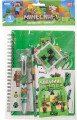 Stor - Minecraft - Skrivesæt M Multikol Pen