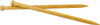 Firkantede Strikkepinde Sæt - Bambus Træ - B 15 Mm - L 35 Cm