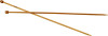 Firkantede Strikkepinde Sæt - Bambus Træ - B 5 Mm - L 35 Cm