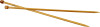 Firkantede Strikkepinde Sæt - Bambus Træ - B 7 Mm - L 35 Cm