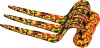 Sunflex Dykkerbolde Med Flammer - 3 Stk