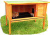 Sunnypet - Udendørs Bur Til Kanin På Ben 116X63X92Cm