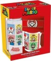 Super Mario 4 Farver Gavesæt Plastflaske Krus Magnet V2