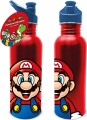 Super Mario Mario Metal Canteen Drinks Bottle