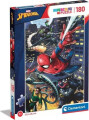 Spiderman Puslespil - Marvel - Super Color - Clementoni - 180 Brikker