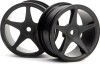 Super Star Wheels 26Mm Black 1Mm Offset - Hp3696 - Hpi Racing