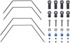 Ta08 Stabilizer Set Front Rear - 22003 - Tamiya