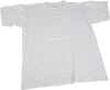 Blank T-Shirt Til Maling - B 44 Cm - Str 12-14 År - Rund Hals - Hvid