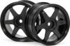 Te37 Wheel 26Mm Black 0Mm Offset - Hp3836 - Hpi Racing