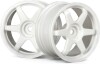 Te37 Wheel 26Mm White Omm Offset - Hp3835 - Hpi Racing