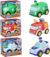 Tiny Teamsterz - Push Go Single Legetøjsbil - Assorteret