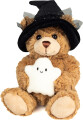Teddy Hermann - Bamse Med Spøgelse 20 Cm - Halloween