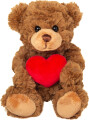 Teddy Hermann - Brun Bamse Med Hjerte 20 Cm