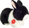 Teddy Hermann - Kanin Bamse - Sort Og Hvid - 23 Cm