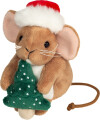 Teddy Hermann - Julemus Med Juletræ 11 Cm