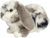 Teddy Hermann - Kanin Dværgvædder Gråhvid Plettet 23 Cm