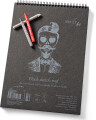 Tegneblok Med Sort Papir A4 165 G