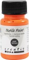 Tekstilmaling - Halvdækkende - Neon Orange - 50 Ml