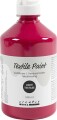Tekstilmaling - Halvdækkende - Primær Rød - 500 Ml