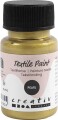 Tekstilmaling - Perlemor - Dækkende - Guld - 50 Ml
