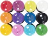 Tekstilmaling Solid - Dækkende - Assorterede Farver - 12X50 Ml