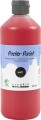 Temperamaling - Mat - Halvdækkende - Rød - 500 Ml