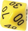 Terning 10 Sider Med 10 Tabellen - 12 Stk