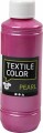 Tekstilmaling - Textile Color Pearl - Perlemor - Cyklame 250 Ml