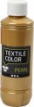 Tekstilmaling - Textile Color Pearl - Perlemor - Guld 250 Ml