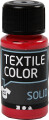 Textile Solid - Dækkende - Rød - 50 Ml