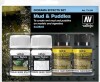 Vallejo - Mud And Puddles Maling Sæt - 4X35 Ml