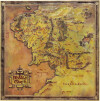 The Lord Of The Rings Metal Map