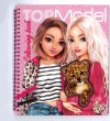 Top Model - Malebog Med Pallietter - Leoheart