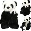 Topmodel - Panda Bamse Med Unge - Wild - 20 Cm