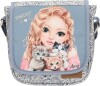 Topmodel - Topmodel Skuldertaske Cat Love - Light Blue And Cream - Lille