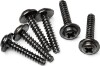 Tp Flanged Screw M3X15Mm 6Pcs - Hpz563 - Hpi Racing