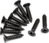 Tp Flat Head Screw M3 14Mm 10Pcs - Hp101245 - Hpi Racing