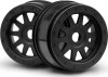 Tr-10 Glue-Lock Wheel Black 120X60Mm2Pcs - Hp106896 - Hpi Racing