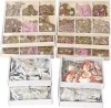 Træstickers - H 40-50 Mm - B 15-45 Mm - Indhold Kan Variere - 600 Stk