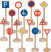Trafikskilte I Tær Sortiment Med 15 Stk