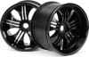 Tremor Wheel Black 115X70Mm 7Inch2Pcs - Hp3251 - Hpi Racing