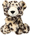 Leopard Bamse Med Glimmer Øjne - Snukis - Trend - 25 Cm