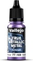 Vallejo 77169 - True Metallic Metal Airbrush - Celestial Violet 18 Ml