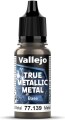 Vallejo 77139 - True Metallic Metal Base - Aged Base 18 Ml