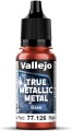 Vallejo 77126 - True Metallic Metal Base - Ruby Red 18 Ml