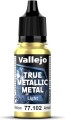 Vallejo 77102 - True Metallic Metal Light - Radiant Yellow 18 Ml